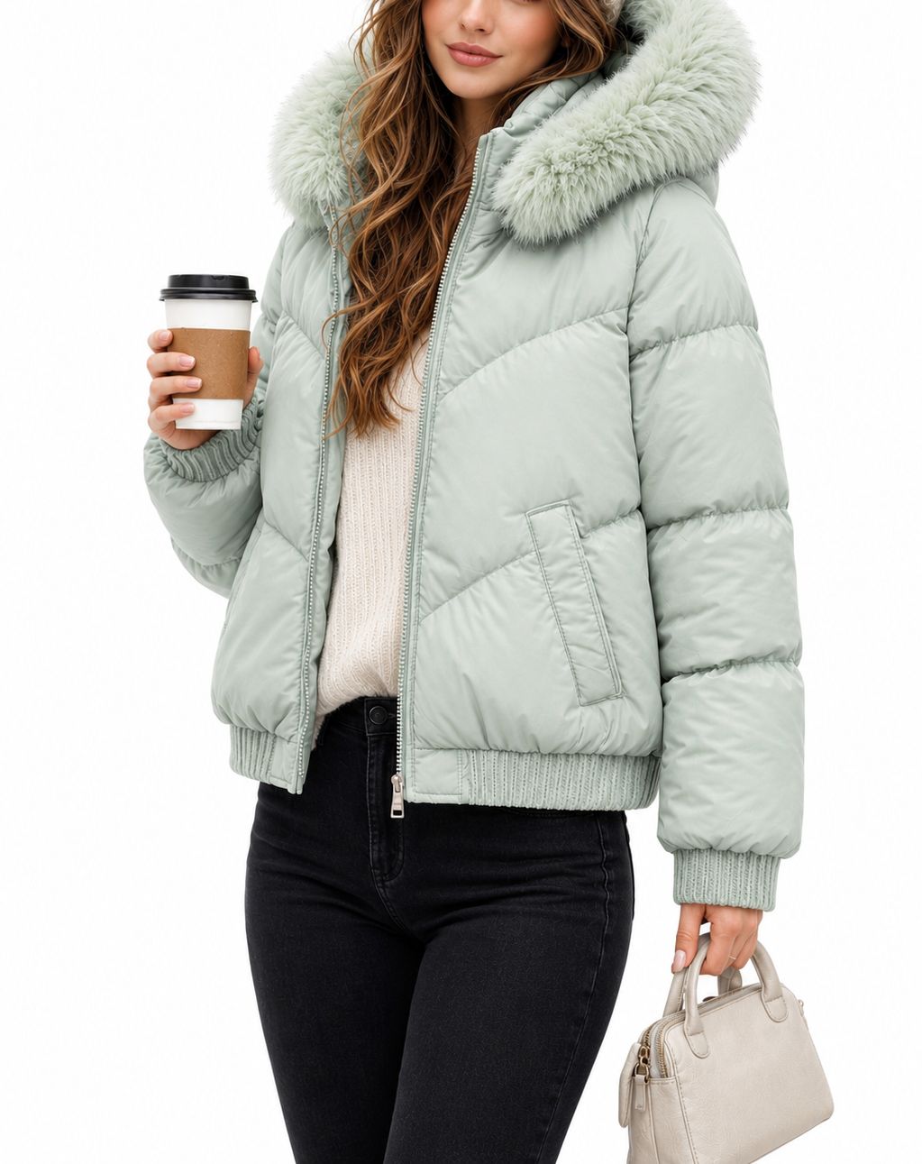CAMPERA CON CAPUCHA/PELUCHE